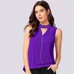 purple sleeveless top image